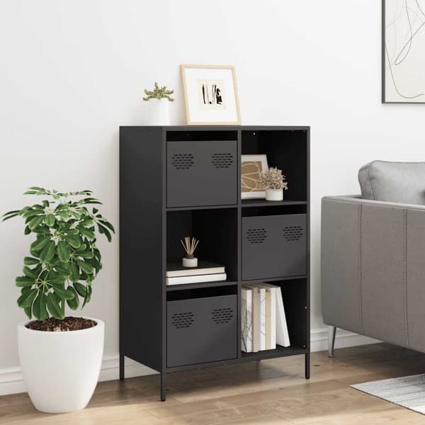 skab 68x39x103,5 cm stål sort