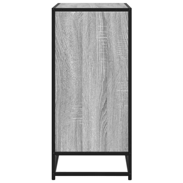 skab 68x35x76 cm konstrueret træ grå sonoma-eg