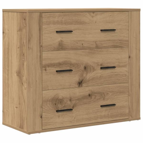 Skänk artisan ek 80x33x70 cm konstruerat trä