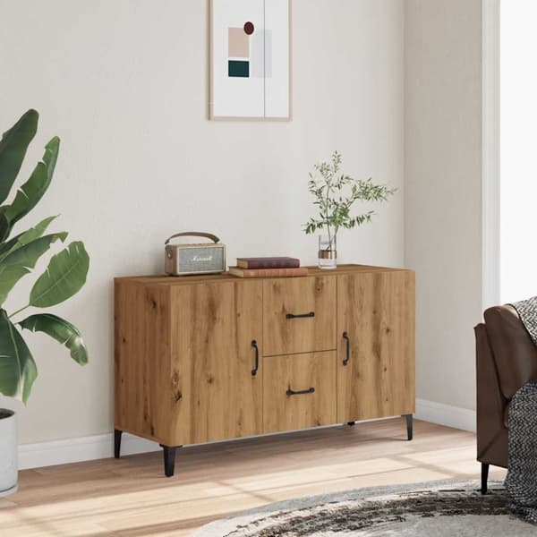Lipasto Artisan Oak 100x36x60 cm Puu Materiaali