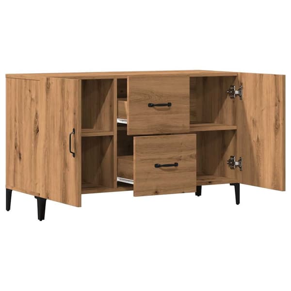 Lipasto Artisan Oak 100x36x60 cm Puu Materiaali