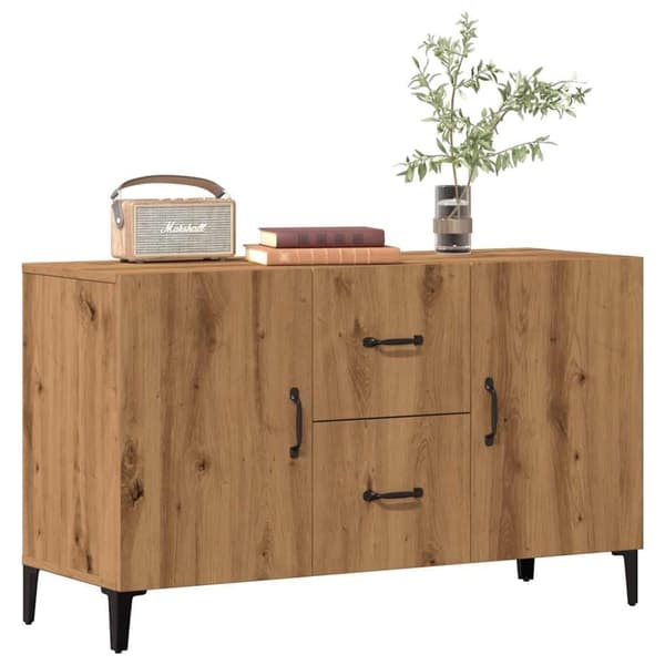 Lipasto Artisan Oak 100x36x60 cm Puu Materiaali
