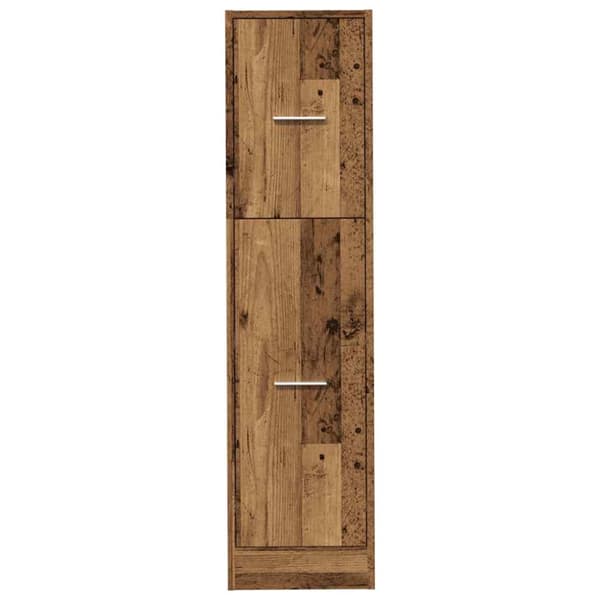 apotekerskab 30x41x118 cm konstrueret træ hvid