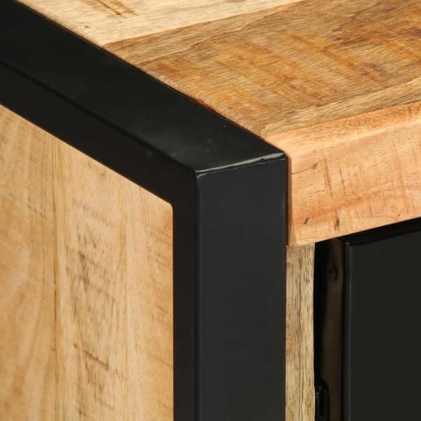 Skänk 55x35x70 cm massivt grovt mangoträ