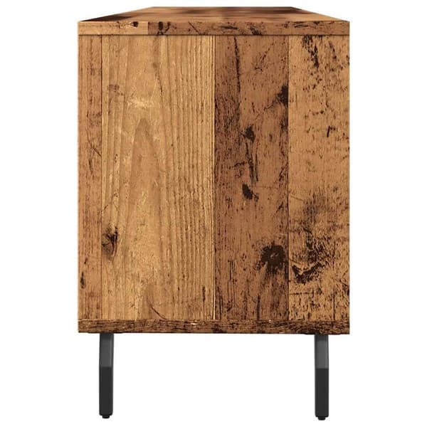 tv-bord 150x30x44,5 cm konstrueret træ antikt trælook