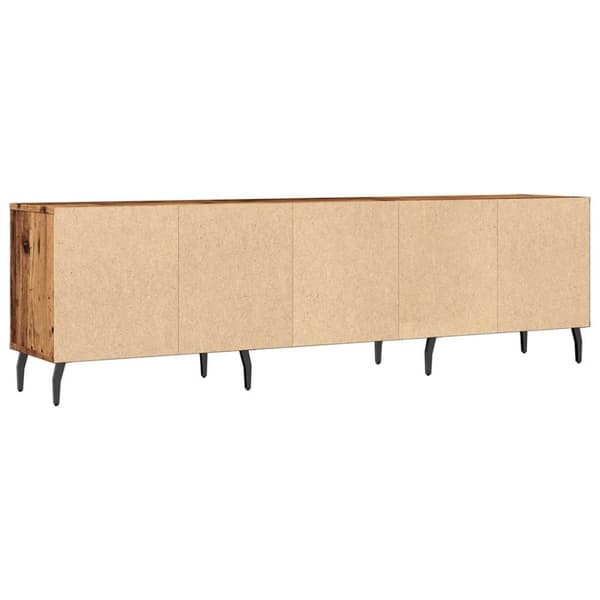 tv-bord 150x30x44,5 cm konstrueret træ antikt trælook