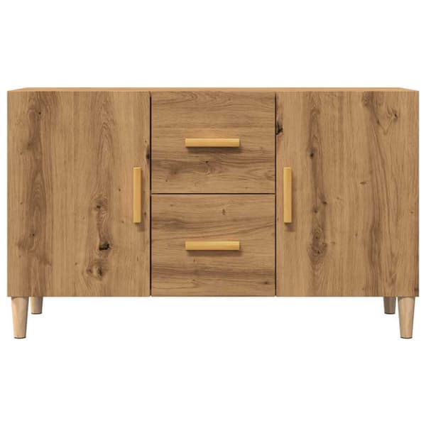 skænk 100x36x60 cm konstrueret træ kunsteg