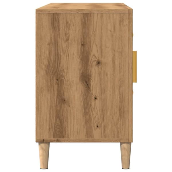skænk 100x36x60 cm konstrueret træ kunsteg