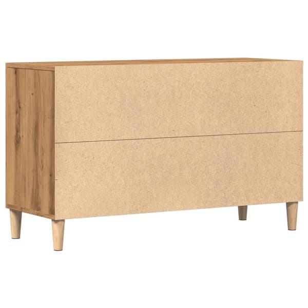 skænk 100x36x60 cm konstrueret træ kunsteg