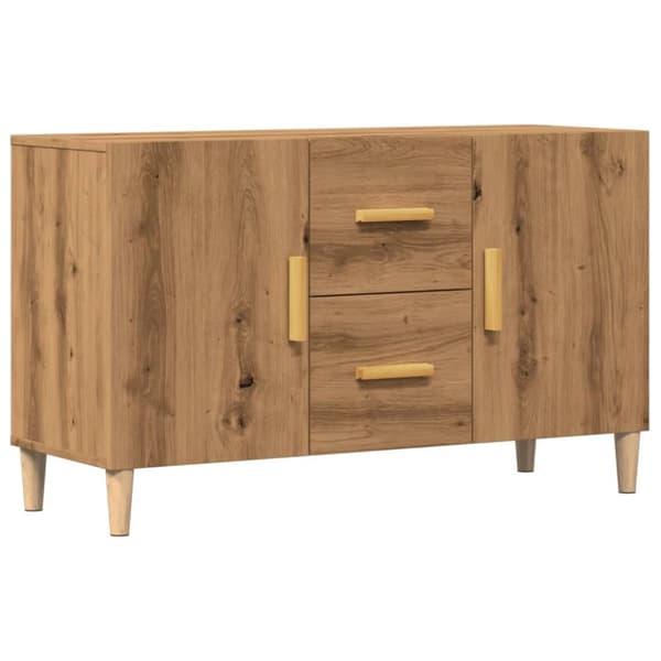 skænk 100x36x60 cm konstrueret træ kunsteg