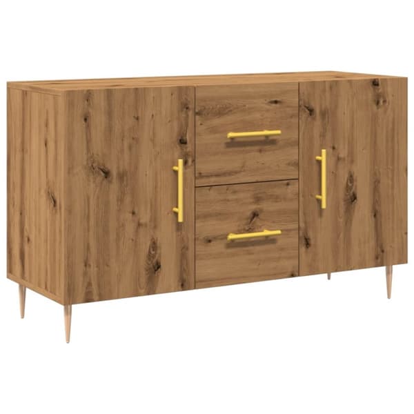 Lipasto Artisan Oak 100x36x60 cm Puu Materiaali