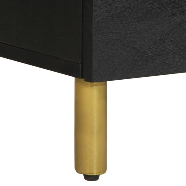 Kaapit 2 kpl Musta 60x33x75 cm