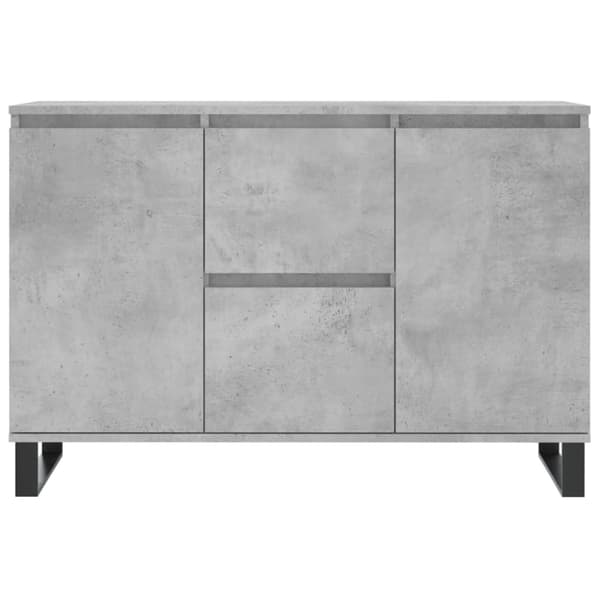 skænk 104x35x70 cm konstrueret træ betongrå
