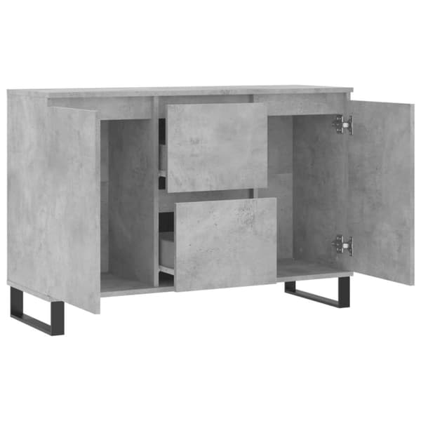 skænk 104x35x70 cm konstrueret træ betongrå