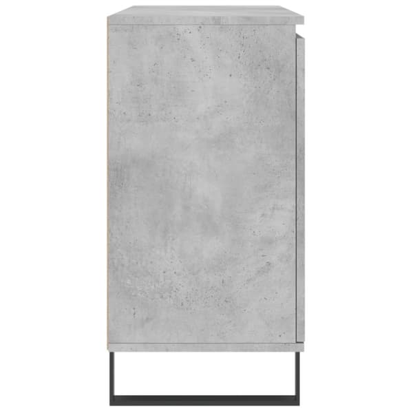 skænk 104x35x70 cm konstrueret træ betongrå