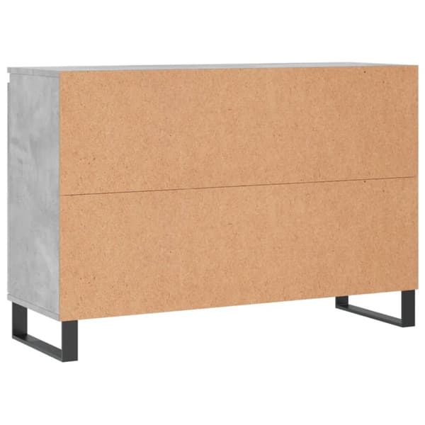 skænk 104x35x70 cm konstrueret træ betongrå