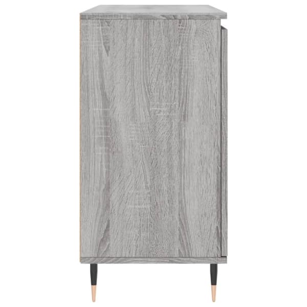 skænk 104x35x70 cm konstrueret træ grå sonoma-eg