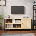 Miniatyrbild 1 av 10: Tv-bänk sonoma-ek 100x40x45 cm konstruerat trä