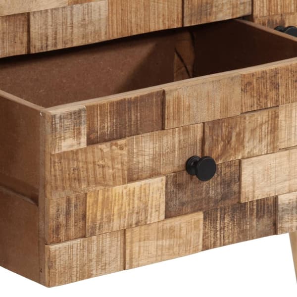 skænk 110x30x70 cm massivt mangotræ