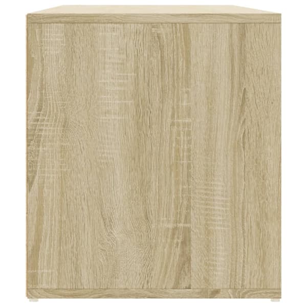 hjørneskab 200x40x45 cm konstrueret træ sonoma-eg