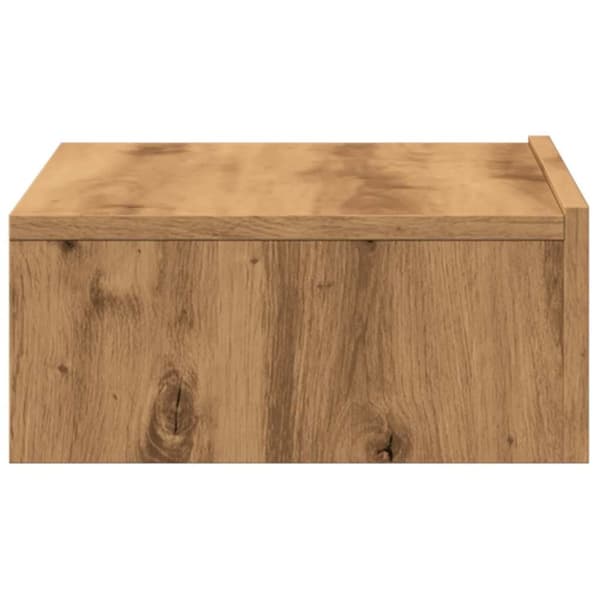 Tv-bänk med LED-belysning artisan ek 60x35x15,5 cm