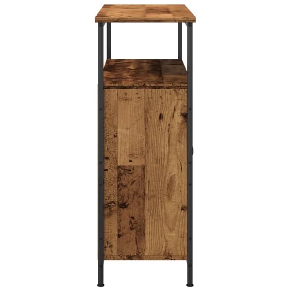 skab 70x30x80 cm konstrueret træ antikt trælook