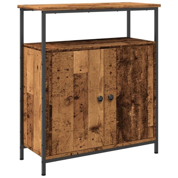 skab 70x30x80 cm konstrueret træ antikt trælook