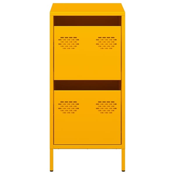skab 35x39x73,5 cm koldvalset stål sennepsgul