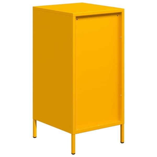skab 35x39x73,5 cm koldvalset stål sennepsgul