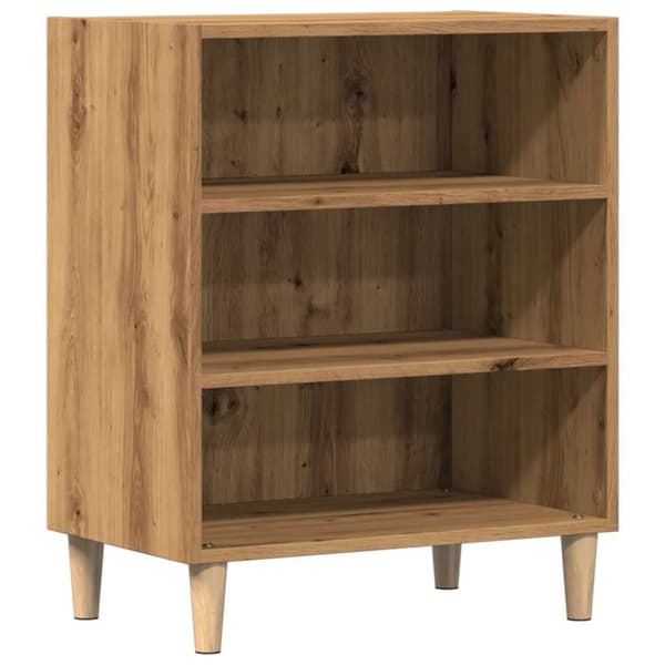 skænk 57x35x75 cm konstrueret træ kunsteg