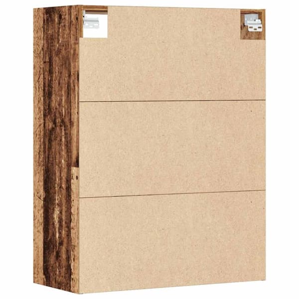 vægskab 69,5x32,5x90 cm gammelt træ