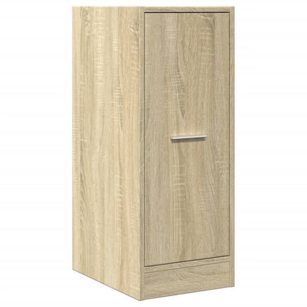 udtræksskab 30x41x77,5 cm konstrueret træ sonoma-eg