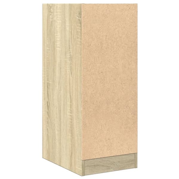 udtræksskab 30x41x77,5 cm konstrueret træ sonoma-eg