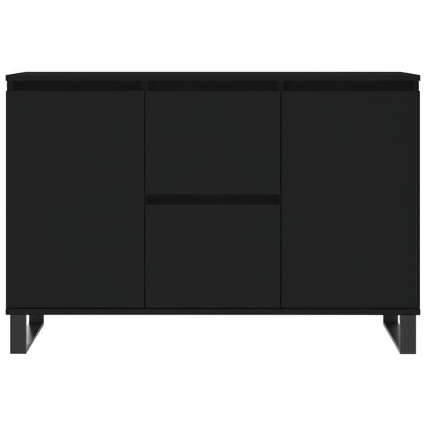 skænk 104x35x70 cm konstrueret træ sort
