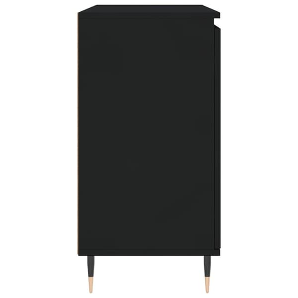 skænk 104x35x70 cm konstrueret træ sort