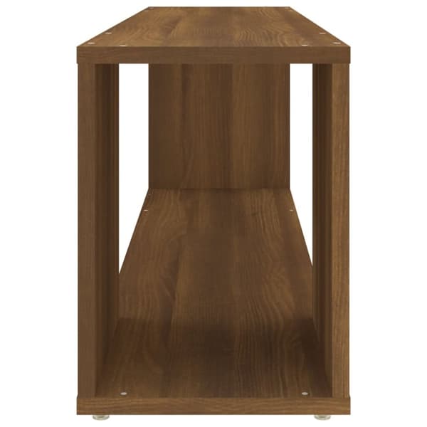 TV-taso ruskea tammi 100x24x32 cm tekninen puu
