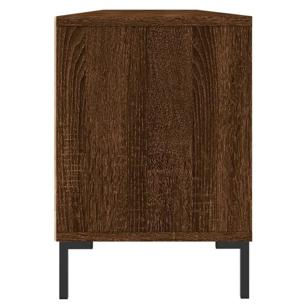 Tv-bänk brun ek 150x30x44,5 cm konstruerat trä