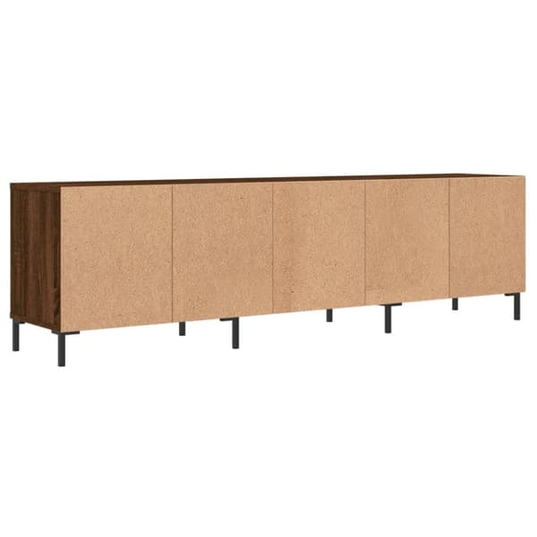 Tv-bänk brun ek 150x30x44,5 cm konstruerat trä