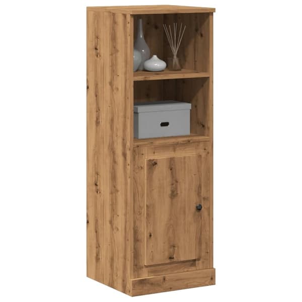skænk 36x35,5x103,5 cm konstrueret træ egetræsfarve