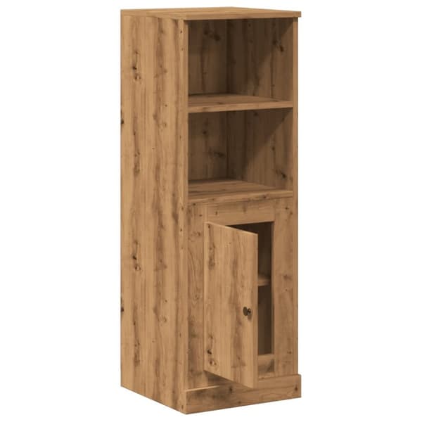 skænk 36x35,5x103,5 cm konstrueret træ egetræsfarve