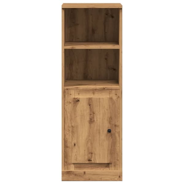 skænk 36x35,5x103,5 cm konstrueret træ egetræsfarve