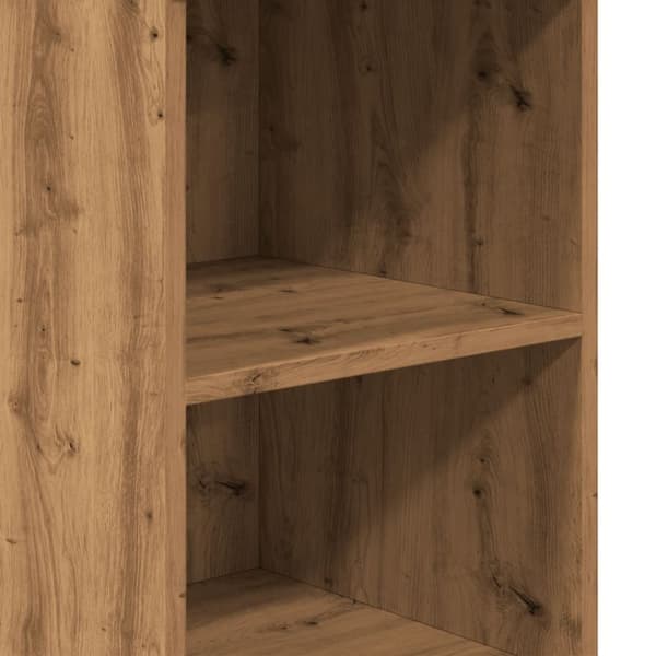 skænk 36x35,5x103,5 cm konstrueret træ egetræsfarve