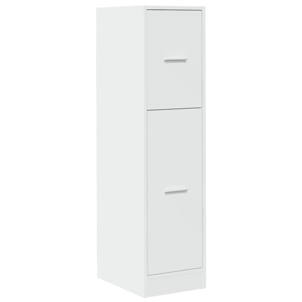 Apoteksskåp vit 30x41x118 cm konstruerat trä