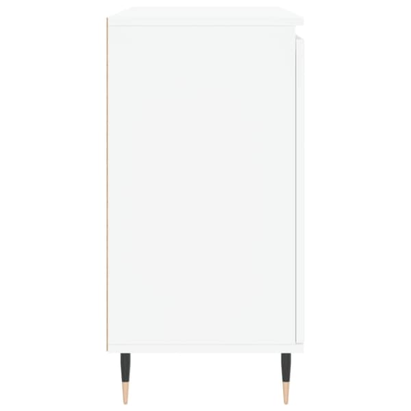 Skänk vit 104x35x70 cm konstruerat trä