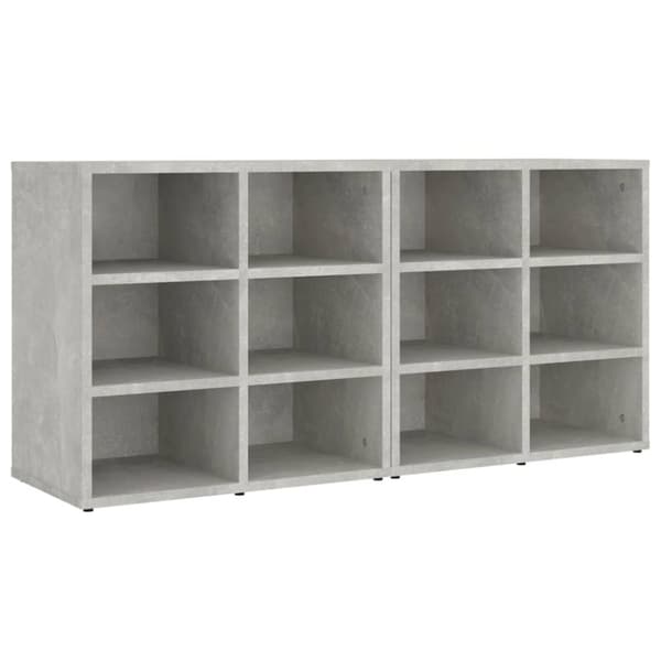 skoreoler 2 stk. 52,5x30x50 cm betongrå