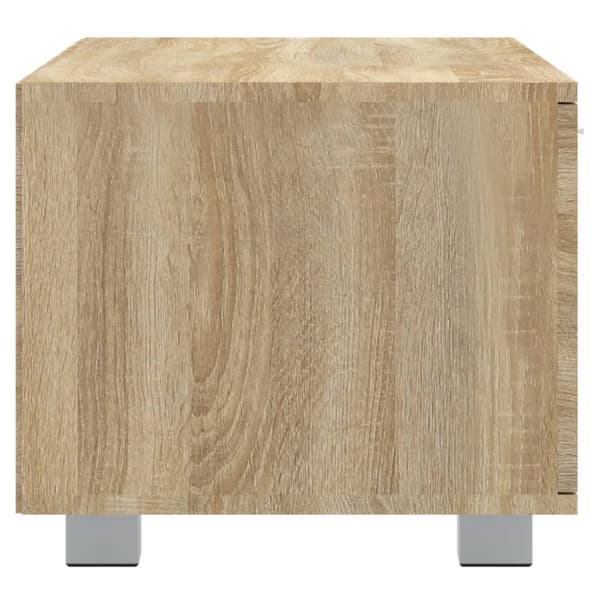 tv-bord 120x40,5x35 cm konstrueret træ sonoma-eg