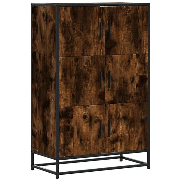 korkea kaappi savustettu tammi 68x35x106,5 cm