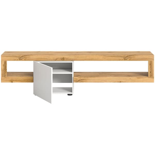 Loft hyllsystem 1 dörr 2 fack vit.