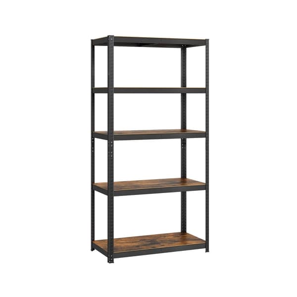 Säilytyskaappi - Standing Relate - Storage Capbboard - Storage Board - Keittiökaappi - Kirjahylly - Vintage Brown / Black