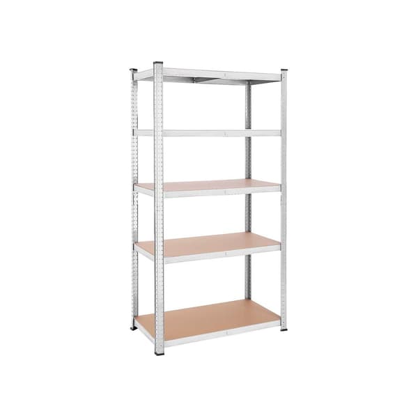 Opbevaringsstativ med 5 hylder - justerbare hylder - 180 x 90 x 40 cm - op til 875 kg belastningskapacitet